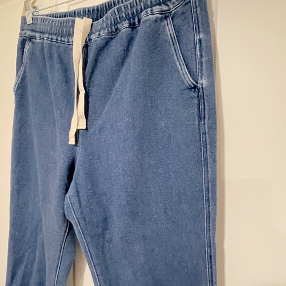 J crew size large new without tags, drawstring and pockets denim jeans - Picture 2 of 5